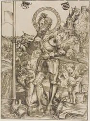 Sankt Georg stående