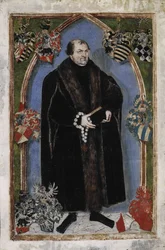 Portræt af George III, Prins af Anhalt-Dessau 1507-1553, 1553