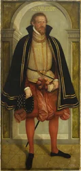 Portræt af prins Joachim Ernst von Anhalt (1536 - 1586)