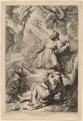 Saint Francis modtager Stigmata