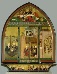 Magdalene-alteret (tempera på pergament)