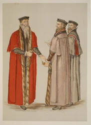 Lord Mayor, Aldermen and liveryman, fra en beskrivelse af England skrevet under Elizabeth I