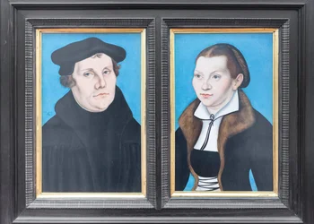 Portrætter af Martin Luther og hans kone Katharina von Bora