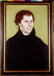 Portræt af Martin Luther (1483-1546), maleri af Cranach