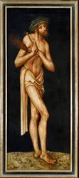 Schmerzensmann;Sorgens Kristus (maleri på lindetræ)