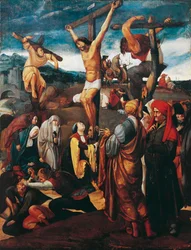 Korsfæstelse, af Lucas van Leyden (cirka 1494-1533)