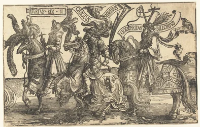 Heltene Kong Arthur, Karl den Store og Godfrey af Bouillon The Nine Heroes (serietitel)