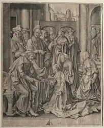 Esther før Ahasverus, 1518.