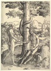 Menneskets, Adam og Evas fald, ca. 1514.