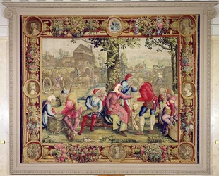 Betal til høstmaskinerne, Gobelins Workshop (tæppe)