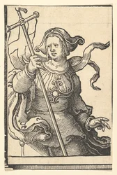 Phrygian Sibyl, fra serien af Sibyller, ca. 1530.