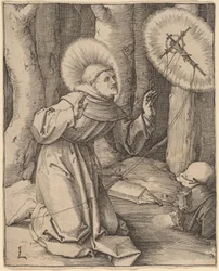 Den hellige Frans af Assisi modtager Stigmata