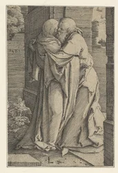 St. Joachim omfavner St. Anna, 1520.