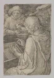 St. Matthæus, fra serien De fire evangelister, 1518.