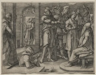 Historien om Josef: Joseph fortolker sin drøm til Jakob, 1512.