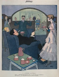 På hjemmefronten, illustration fra 