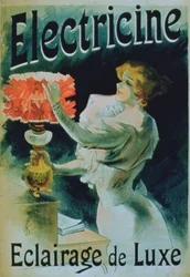 Reklameplakat for luksusbelysningen 