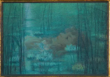 Ophelia - Skuespillerinden Suzanne Reichenberg i Alexandre Dumas