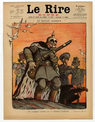 Cover af "Le Rire rouge", Satirisk i farver