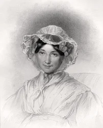 Frances Trollope, graveret af W. Holl, fra 