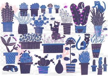 Cat Garden, 2015 (digital)