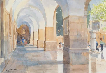 Rothschild House, Jerusalem, 2019 (w/c på papir)