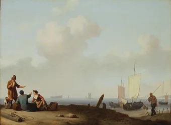 Fisherman  Pinks, ca. 1660-1700 (olie på lærred lagt på panel)