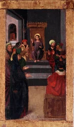 Life of the Virgin: “” The Dispute with the Doctors ”” Series “” Mysteries of the Rosary ”” dani