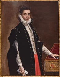 Fontanellato, Masones labyrint, Franco Maria Ricci kunstsamling: "Portræt af Lucrezia Bentivoglio Leoni"