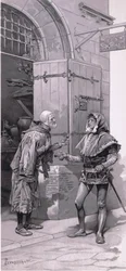 John Jeg kunne ikke sende det. Her er den igen, illustration fra Romeo og Julie,
