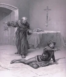 Lev her i himlen, og kan se på hende., illustration fraRomeo og Juliet,