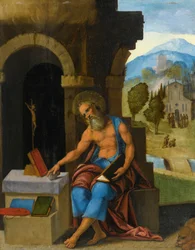 Sankt Hieronymus i kontemplation