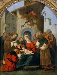 Magiernes tilbedelse, 1522.