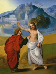 The Incredulity of Saint Thomas, ca 1521.