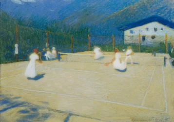 Tennisbane i Gossensass