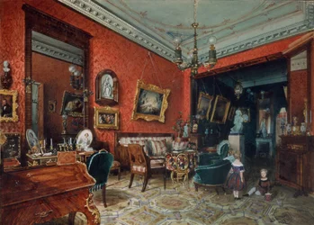En stue, 1840