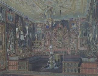 Det asiatiske tyrkiske værelse i Great Palais i Tsarskoye Selo