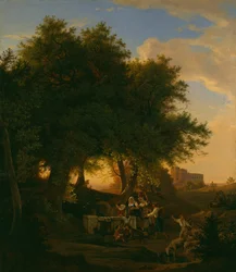 Springvandet ved Grottaferrata, 1832.