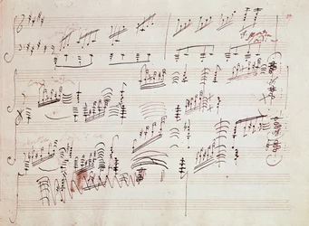Noder til „Klaversonate nr. 14 i cis-mol“, „Måneskinssonaten“ af den tyske komponist Ludwig van Beethoven (1770-1827), komponeret i 1801. Beethovens fødehjem, Bonn, Tyskland