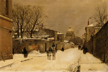En gade nær Les Invalides, Paris