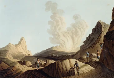 Stromboli-øen, krateret