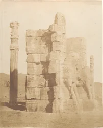 Porta di indgang til ruinerne af Persepolis, 1858.