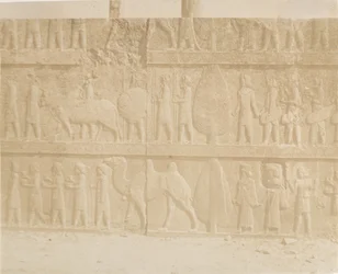 Procession på facaden af ​​den store trappe, 1858.