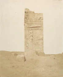 Ruine på den tredje terrasse, Persepolis, 1858.