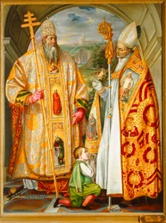 Pave Sixtus IV og Sankt Blasius