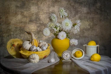 Citroner, georginer, høst