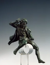 Græsk kunst: »Den makedonske konge Alexander den Store (356-323 f.Kr.) til hest«. Bronzeskulptur af Lysippos fra Sikyon (395-305 f.Kr.), 4. århundrede f.Kr. Rom, Nationalmuseet i Villa Giulia, Italien
