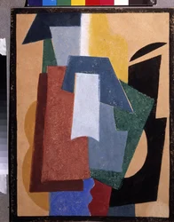 Alt. Peinture de Lyubov (Liubov) Sergeevna Popova (1889-1924), huile sir toile