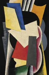 Painterly Architectonic Still Life with Instruments, 1915