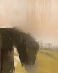 Abstrakt, roligt landskab
